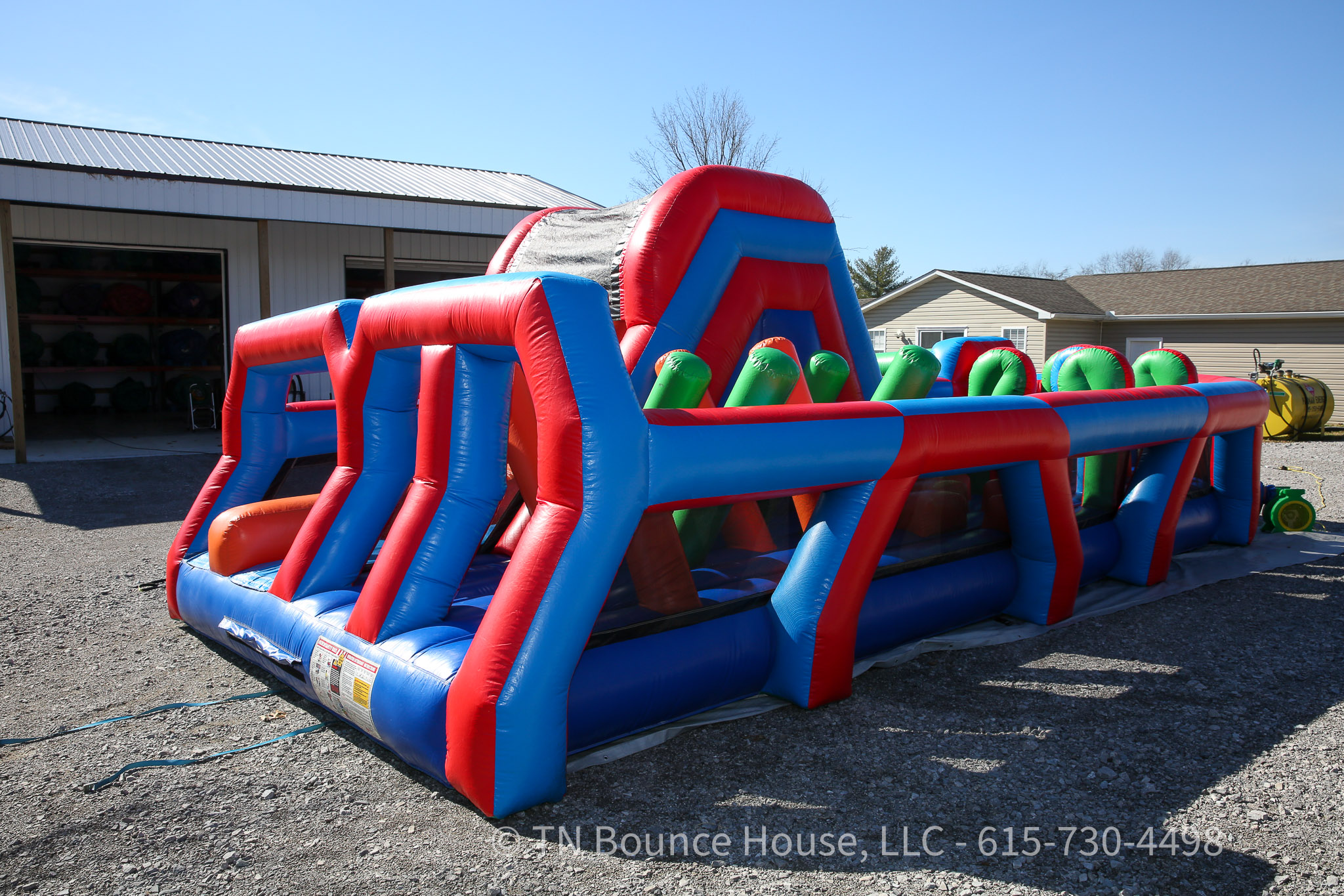inflatable obstacle course in Franklin, TN 