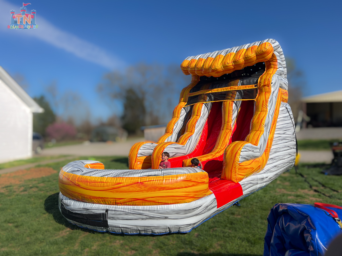 Volcanic Splash Inflatable water slide