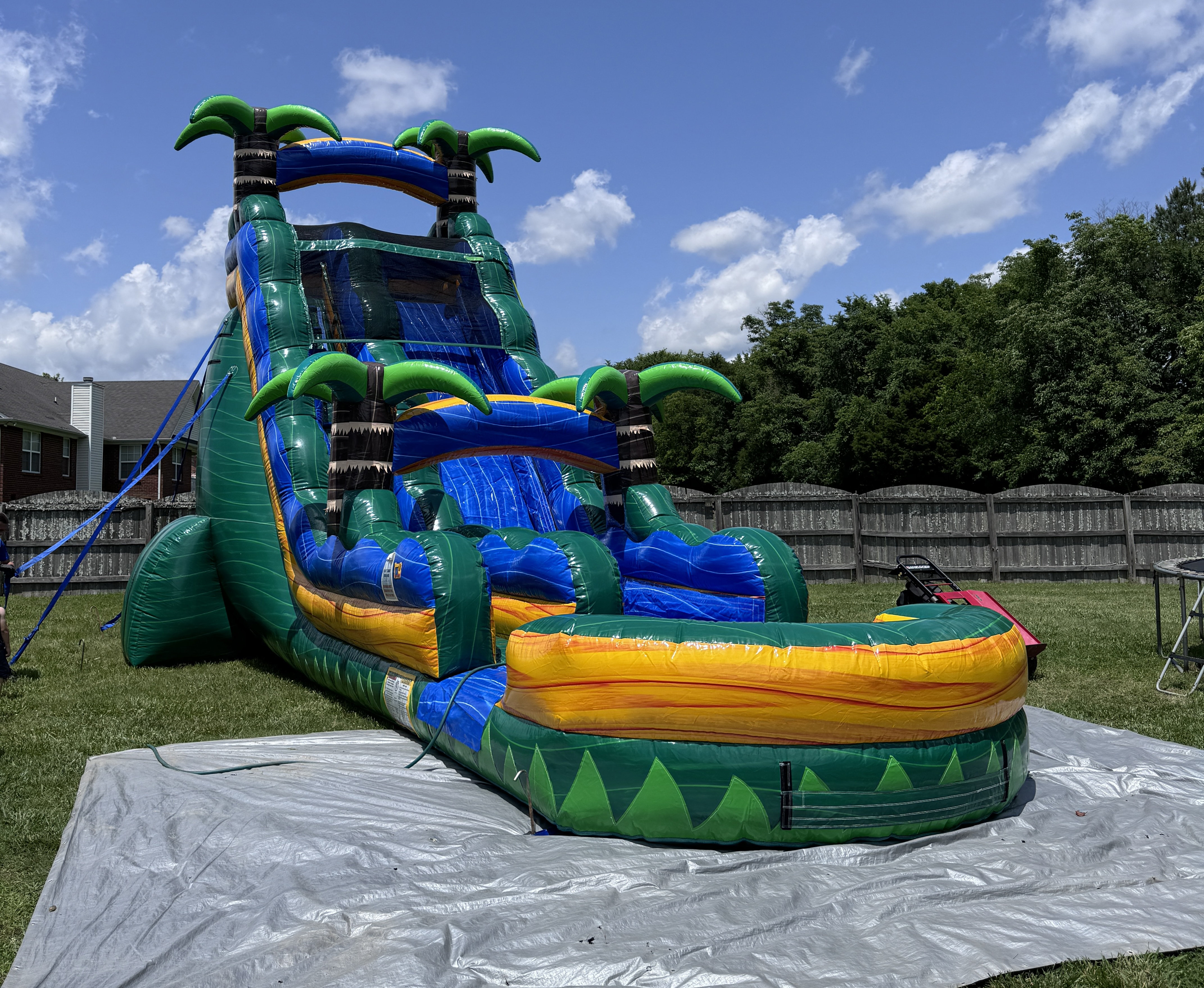 Water slide rental delivered to Franklin TN event